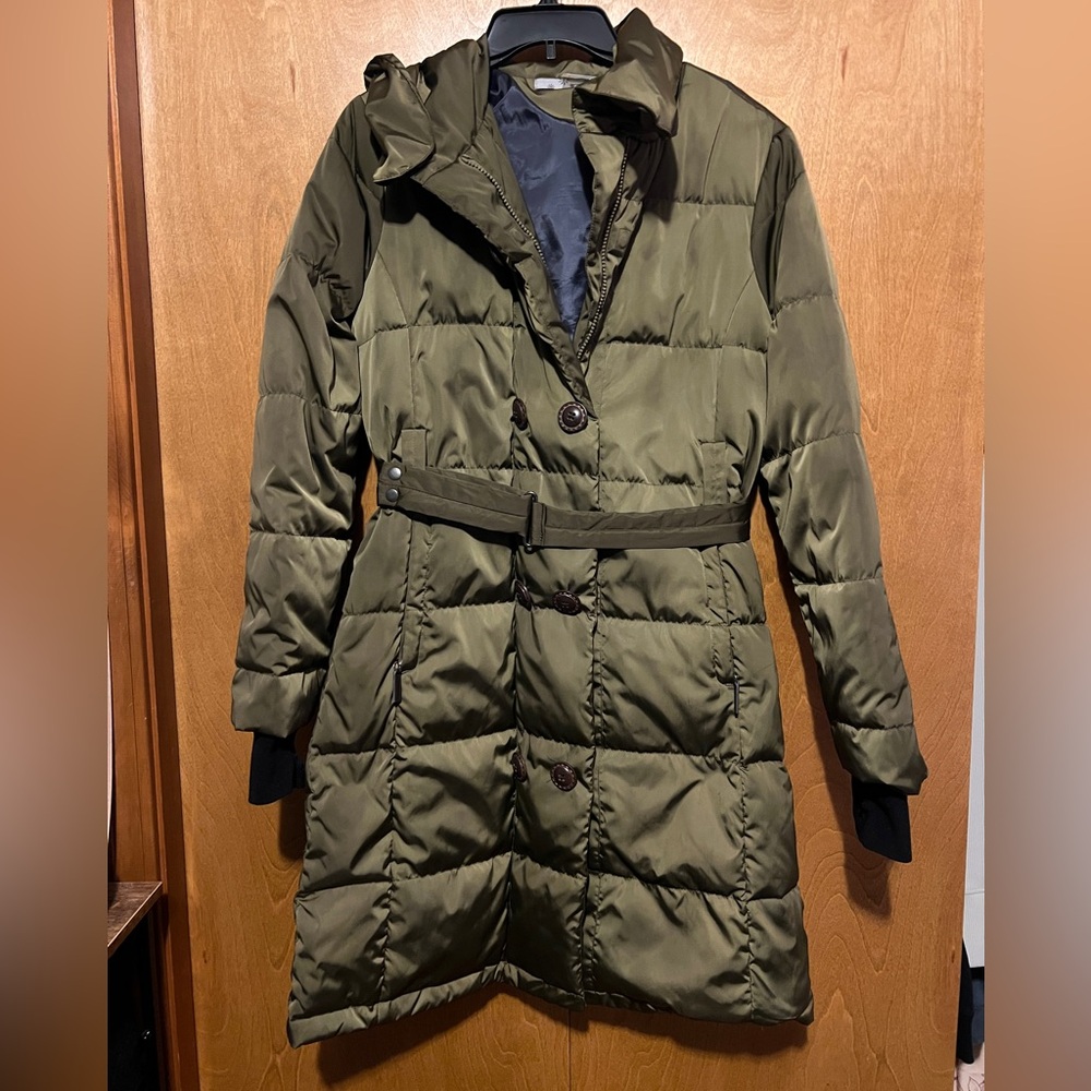 Athleta Olive Puffer Jacket | Women’s Small - Picture 2 of 5